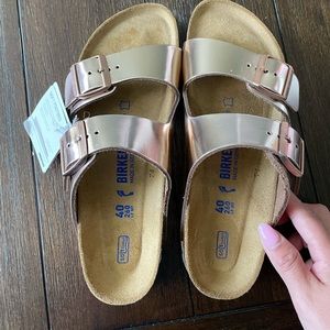 Metallic Birkenstocks